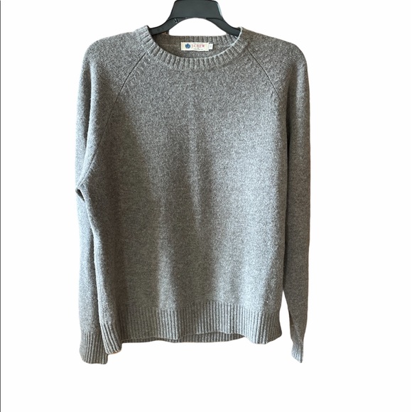 J. Crew Other - J. Crew Lambswool M Brown Tan Crewneck Sweater